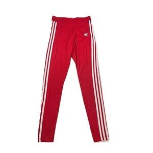 Adidas Originals Adicolor Classics 3-Stripes Leggings in red Size Small